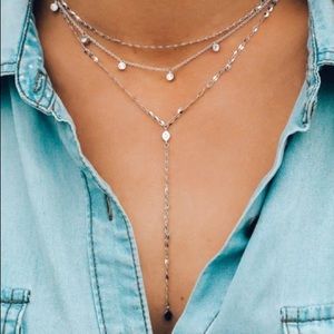 Pura Vida layered necklace silver